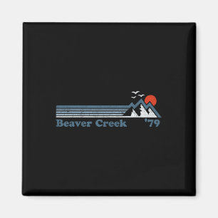 Retro Beaver Creek Ski Resort Colorado Snowboard S Magnet