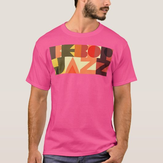 Retro Bebop Jazz T-Shirt 90S Jazz (Vorderseite)