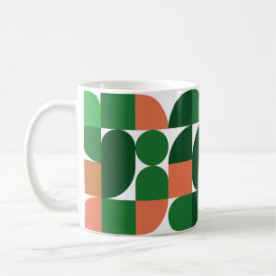 Retro-Becher Pop-Geometrie – Farbige Mitte des Jah Kaffeetasse