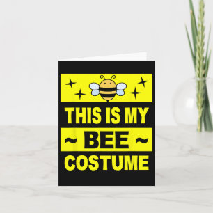 Retro Bee Costume Frauen Niedliche Erwachsene Kind Karte