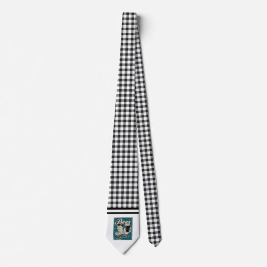 Retro Beer Necktie Krawatte (Vorderseite)
