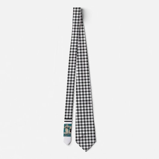 Retro Beer Necktie Krawatte (Rückseite)