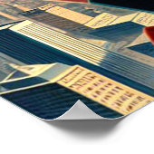 Retro Beer Pinup Poster (Ecke)