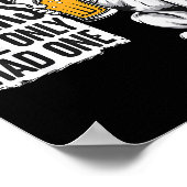 Retro Beer Pun Bar Pub Crawl Party Men - Funny Bee Poster (Ecke)