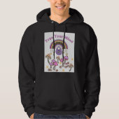 Retro Befreie deinen Geist Hoodie (Vorderseite)