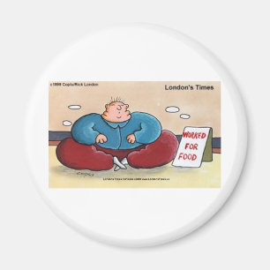 Retro Beggar Funny gibt T-Shirts Karten Tasse etc Magnet