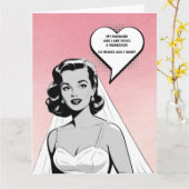 Retro-Begrüßung Karte (Gelbe Blume)