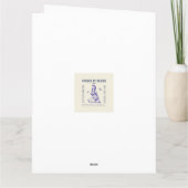 Retro-Begrüßung Karte (Rückseite)