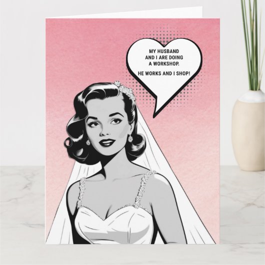 Retro-Begrüßung Karte (Vorderseite)