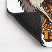 Retro Behalt Talking Feral Possum: Angry Wild Anim Mousepad (Ecke)