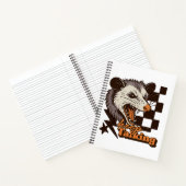 Retro Behalt Talking Feral Possum: Angry Wild Anim Notizblock (Innenseite)
