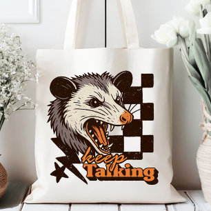 Retro Behalt Talking Feral Possum: Angry Wild Anim Tragetasche