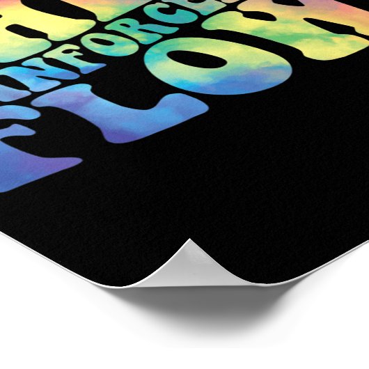 Retro Behavior Goes Where Reinforcement Flows Aba Poster (Ecke)