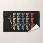 Retro Behavior Squad Behavioral Therapist Handtuch (Handtuch)