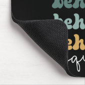 Retro Behavior Squad Behavioral Therapist Mousepad (Ecke)