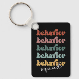 Retro Behavior Squad Behavioral Therapist Schlüsselanhänger