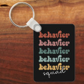 Retro Behavior Squad Behavioral Therapist Schlüsselanhänger (Vorderseite)