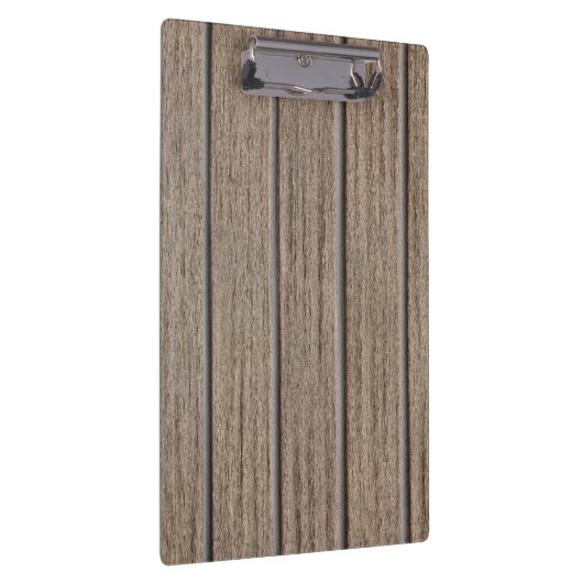 Retro Beige Bamboo Texture Pattern Clipboard Klemmbrett (Rechts)