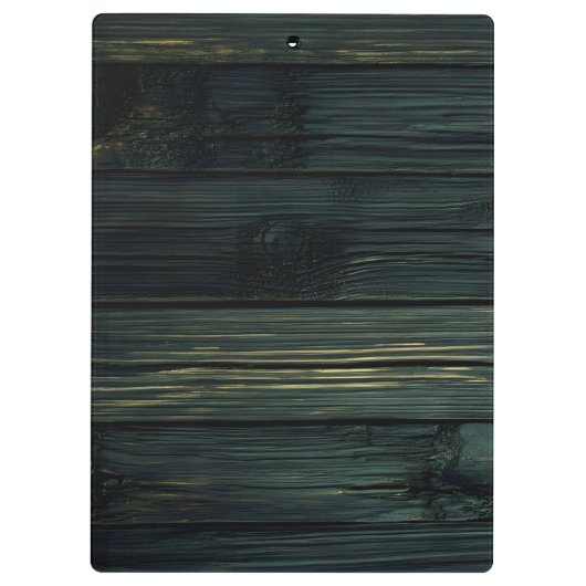 Retro Beige Bamboo Texture Pattern Clipboard Klemmbrett (Rückseite)