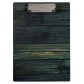 Retro Beige Bamboo Texture Pattern Clipboard Klemmbrett (Vorderseite)