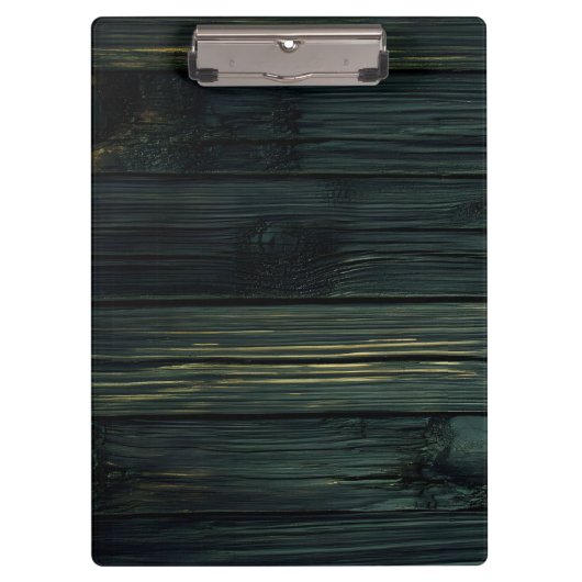 Retro Beige Bamboo Texture Pattern Clipboard Klemmbrett (Vorderseite)