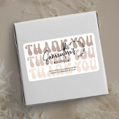 Retro Beige Business Vielen Dank für Ihren Einkauf