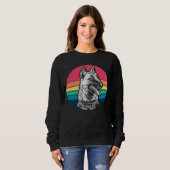 Retro Belgium Malinois Sweatshirt (Vorne ganz)