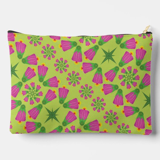 Retro Bell Blume Mandalas Großer Beutel (Rückseite)