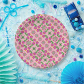 Retro-Bell-Blume-Mandalas Rosa 9" Teller (Party)