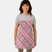 Retro Bell Blume Mandalas Rosa Kleine Schürze (Insitu)