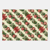 Retro Bells & Baubles Geschenkpapier Set (Vorderseite 2)