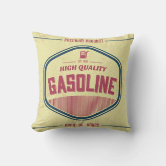 Retro Benzin Label Designer Akzente Kissen
