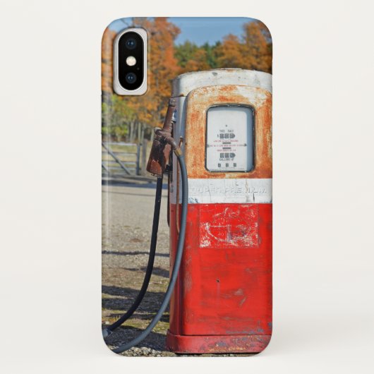 Retro-Benzinpumpe Case-Mate iPhone Hülle (Rückseite)