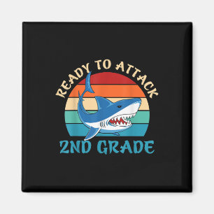 Retro bereit zum Angriff der zweiten Klasse ersten Magnet