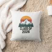 Retro-Berg-Abenteuer-Gipfel Kissen (Decke)