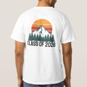 Retro-Bergabenteuer-Gipfel T-Shirt (Rückseite)