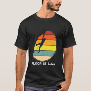 Retro-Bergsteiger Vintage-Felsenklettern T-Shirt