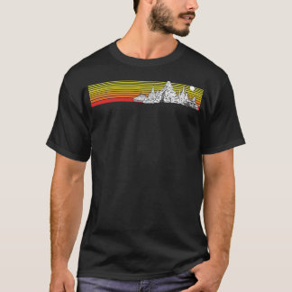 Retro-Bergstreifen T-Shirt