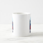 Retro Berlin Skyline Deutschland Kaffeetasse (Mittel)