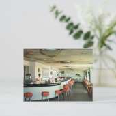 Retro Bermuda Room Bar Vintag Postkarte (Stehend Vorderseite)