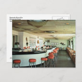 Retro Bermuda Room Bar Vintag Postkarte (Vorne/Hinten)