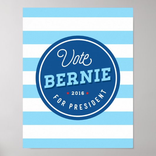 Retro Bernie Poster (Vorne)