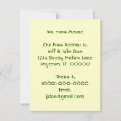 Retro beschäftigt Zuhause Wir haben Bewegung Ankün Ankündigung (Rückseite)