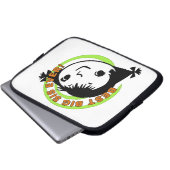 Retro Best Big Sis Ever Laptopschutzhülle (Vorne Knopf)