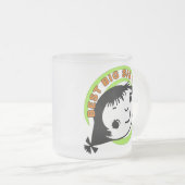 Retro Best Big Sis Ever Mattglastasse (VorderseiteRechts)