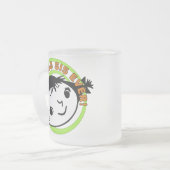 Retro Best Big Sis Ever Mattglastasse (Vorderseite Links)