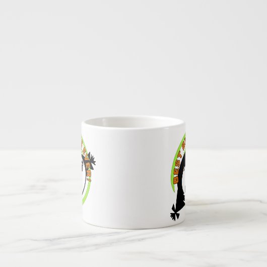 Retro Best Big Sister Ever Espressotasse (Vorderseite)