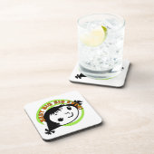 Retro Best Big Sister Ever Getränkeuntersetzer (Rechte Seite)