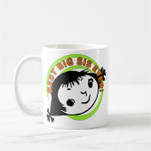 Retro Best Big Sister Ever Kaffeetasse (Links)