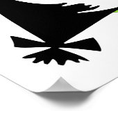 Retro Best Big Sister Ever Poster (Ecke)